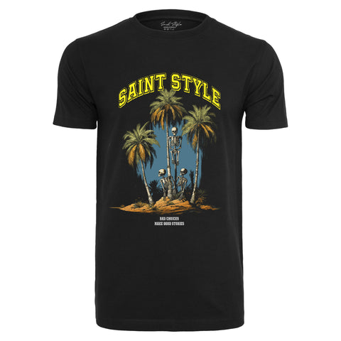 Tricou SlimFit Ultra Cotton 3 GUYS  Black