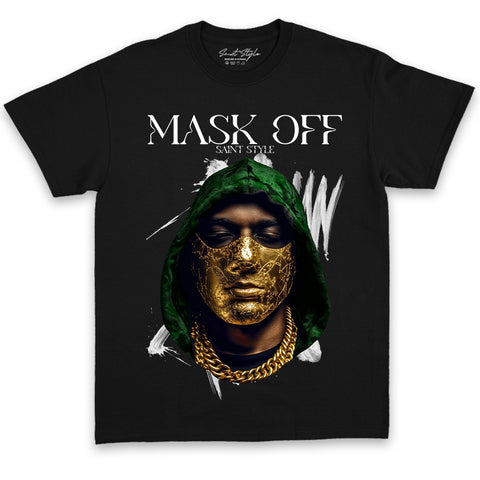 Tricou Unisex MASK OFF FACE Black