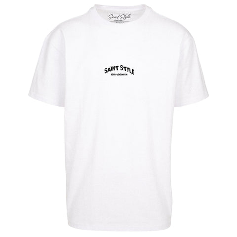 Tricou Oversize Unisex RETRO GENERATION White