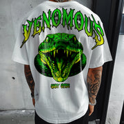 Tricou Oversize Unisex VENOMOUS White