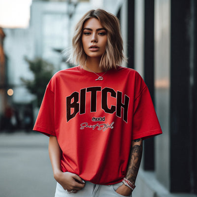 Tricou Oversize Women BTCH Red