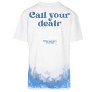 Tricou Oversize Unisex CALL YOUR DEALER White