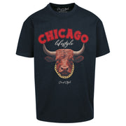 Tricou Oversize Women Chicago Black