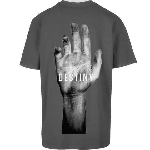 Tricou Oversize Unisex DESTINY Gri