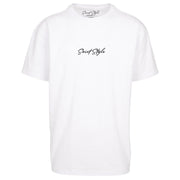 Tricou Oversize Unisex ESCAPE CHAIN White