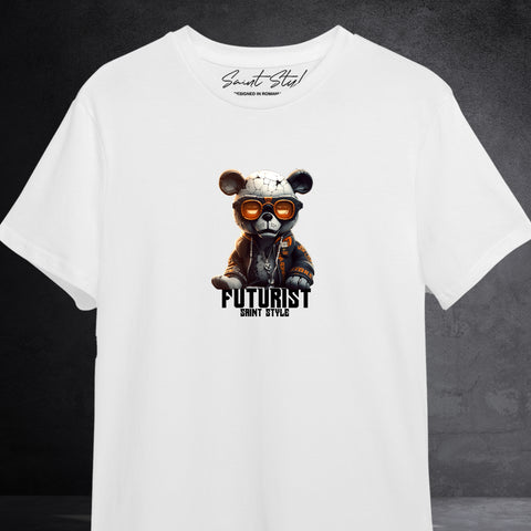 Tricou Unisex Loose-Fit Futurist Bear