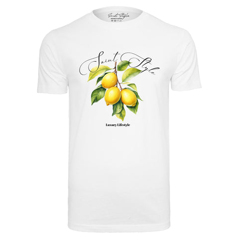 Tricou SlimFit Ultra Cotton LEMONS White