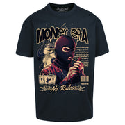 Tricou Oversize Unisex MONEY ERA Black