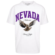 Tricou Oversize Unisex NEVADA White