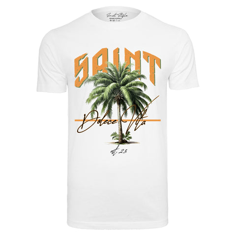 Tricou SlimFit Ultra Cotton PALM SLIM White