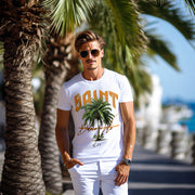 Tricou SlimFit Ultra Cotton PALM SLIM White