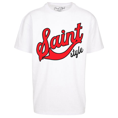 Tricou Oversize Unisex SAINTBSKA White