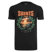 Tricou SlimFit Ultra Cotton SAINTS PARADISE Black