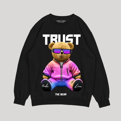 Bluza TRUST THE BEAR Black