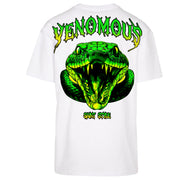 Tricou Oversize Unisex VENOMOUS White