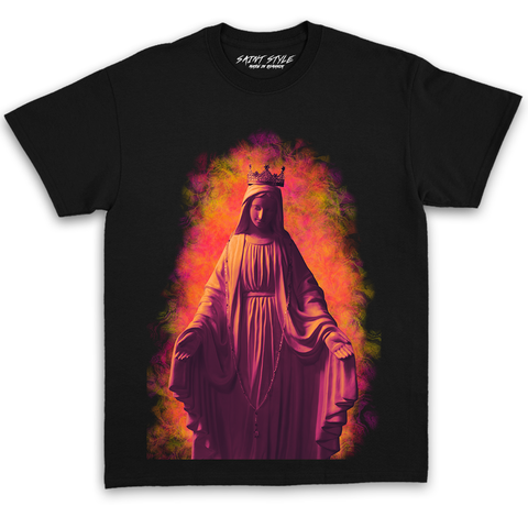 Tricou UNISEX PRAYER STATUE Black