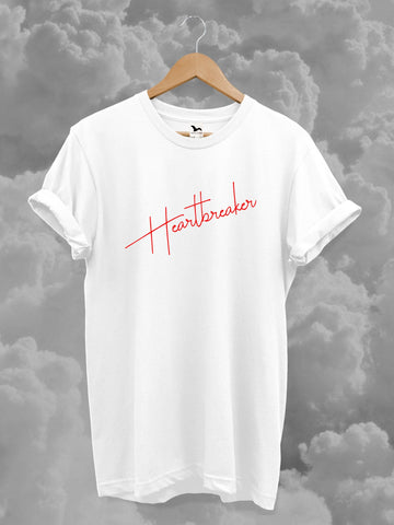 Tricou HEARTBREAKER White