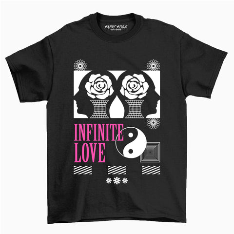 Tricou PREMIUM STR INFINITE LOVE Black