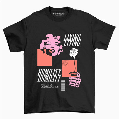 Tricou PREMIUM STR LIVIN HUMILITY Black