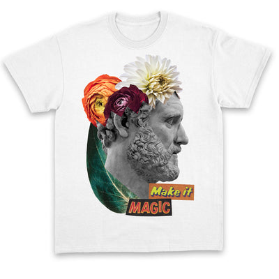 Tricou UNISEX MAKE IT MAGIC White