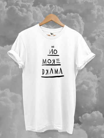 Tricou NO MORE DRAMA White