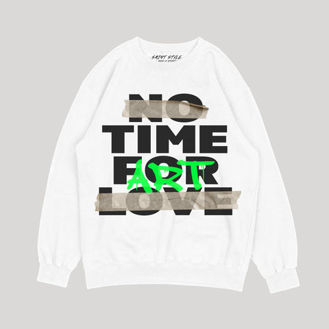 Bluza NO TIME FOR LOVE White