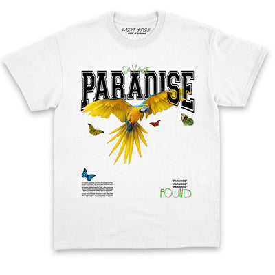 Tricou UNISEX PREMIUM Paradise Found White