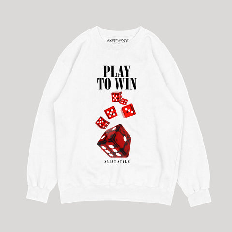 Bluza PLAY TO WIN White