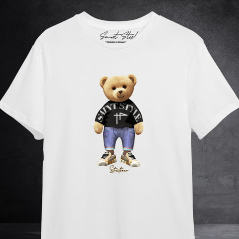 Tricou Unisex Loose-Fit Streetwear SNT Bear