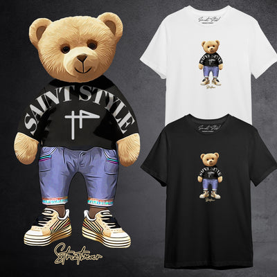 Tricou Unisex Loose-Fit Streetwear SNT Bear