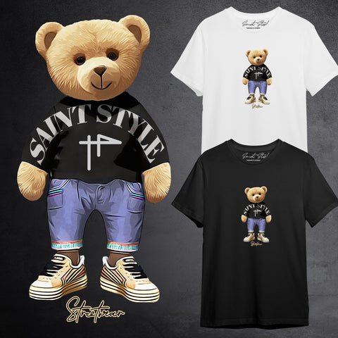 Tricou Unisex Loose-Fit Streetwear SNT Bear