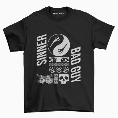 Tricou PREMIUM STR SNNER BADGUY INNOCENT  Black