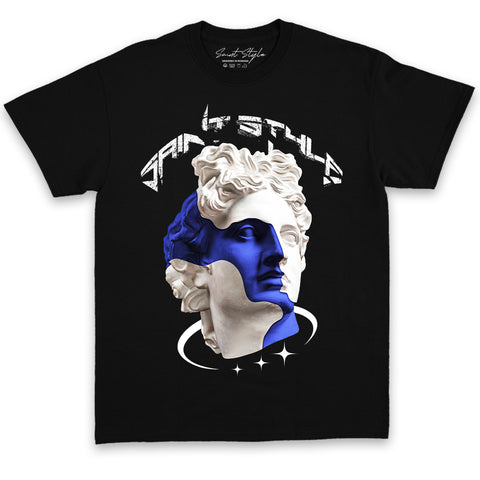 Tricou UNISEX THE BLUE STATUE Black