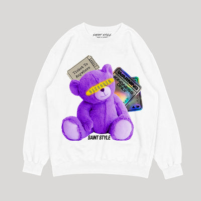 Bluza TICKED BEAR White