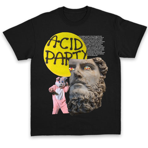 Tricou UNISEX ACID PARTY Black