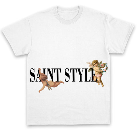 Tricou UNISEX ANGEL SAINT White