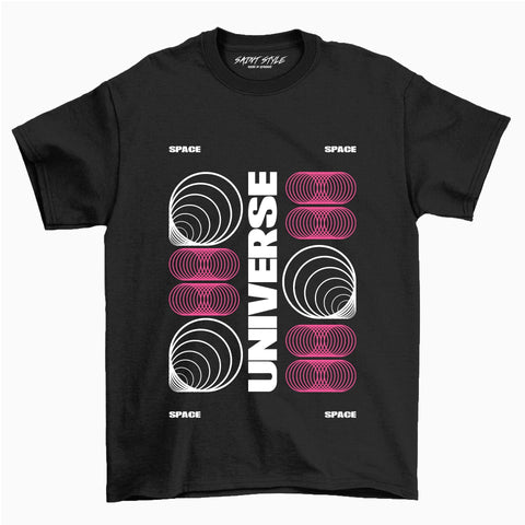 Tricou PREMIUM STR Universe Black