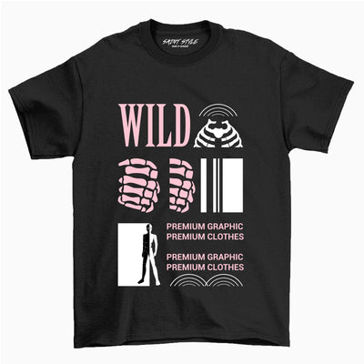 Tricou PREMIUM Wild Black