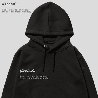 Hanorac UNISEX ALCOHOL Black