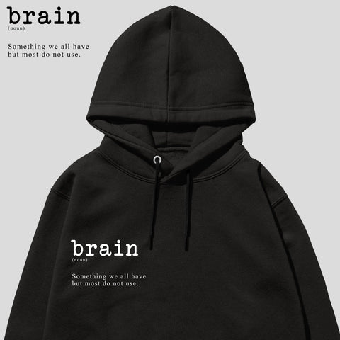 Hanorac UNISEX BRAIN Black