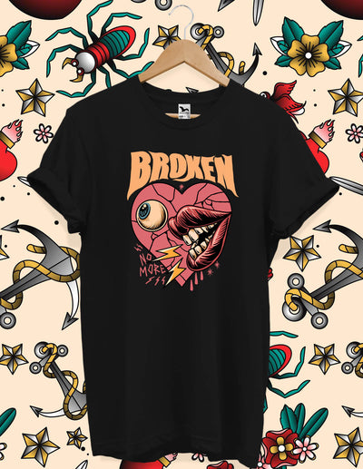 Tricou UNISEX broken streetwear Black