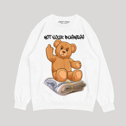 Bluza BUSINESS BEAR White