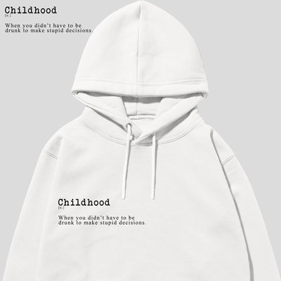 Hanorac UNISEX CHILDHOOD White