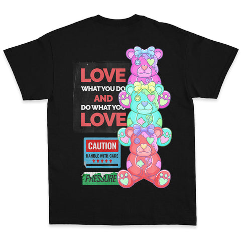 Tricou UNISEX DO WHAT YOU LOVE Black