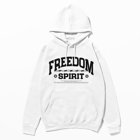 Hanorac UNISEX Freedom Spirit White