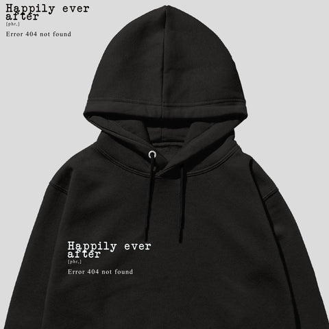 Hanorac UNISEX Happily Black