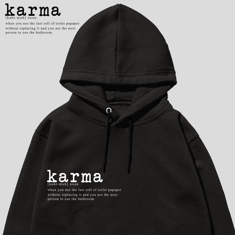 Hanorac UNISEX KARMA DEFINITION Black