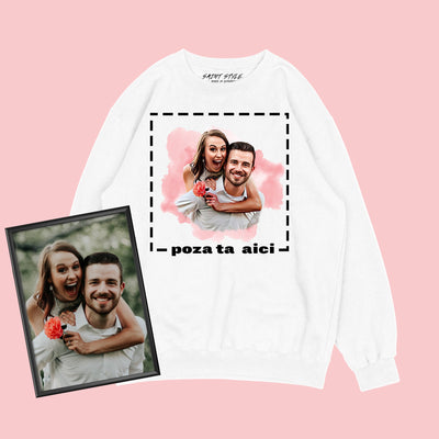 Bluza Unisex Personalizata Portret Digital Alba