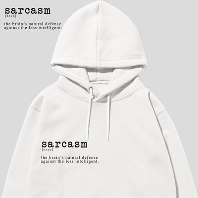 Hanorac UNISEX SARCASM White