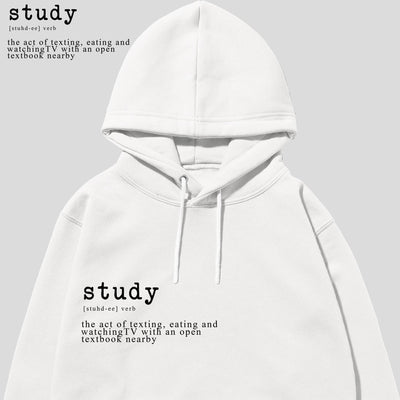 Hanorac UNISEX STUDY White